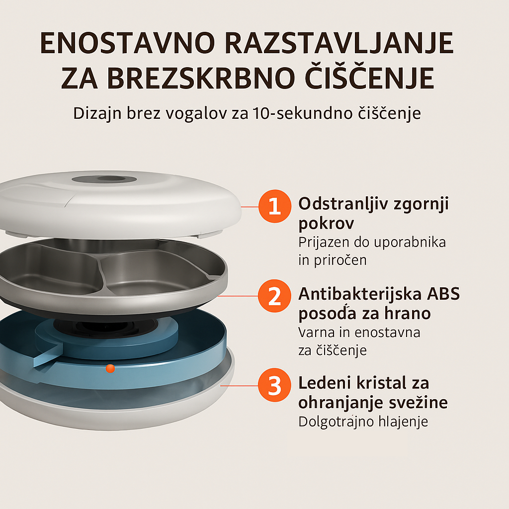 Avtomatski hranilnik za mačke