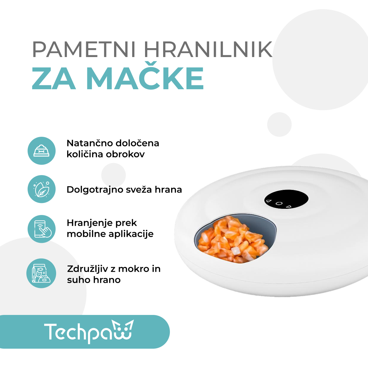 Avtomatski hranilnik za mačke